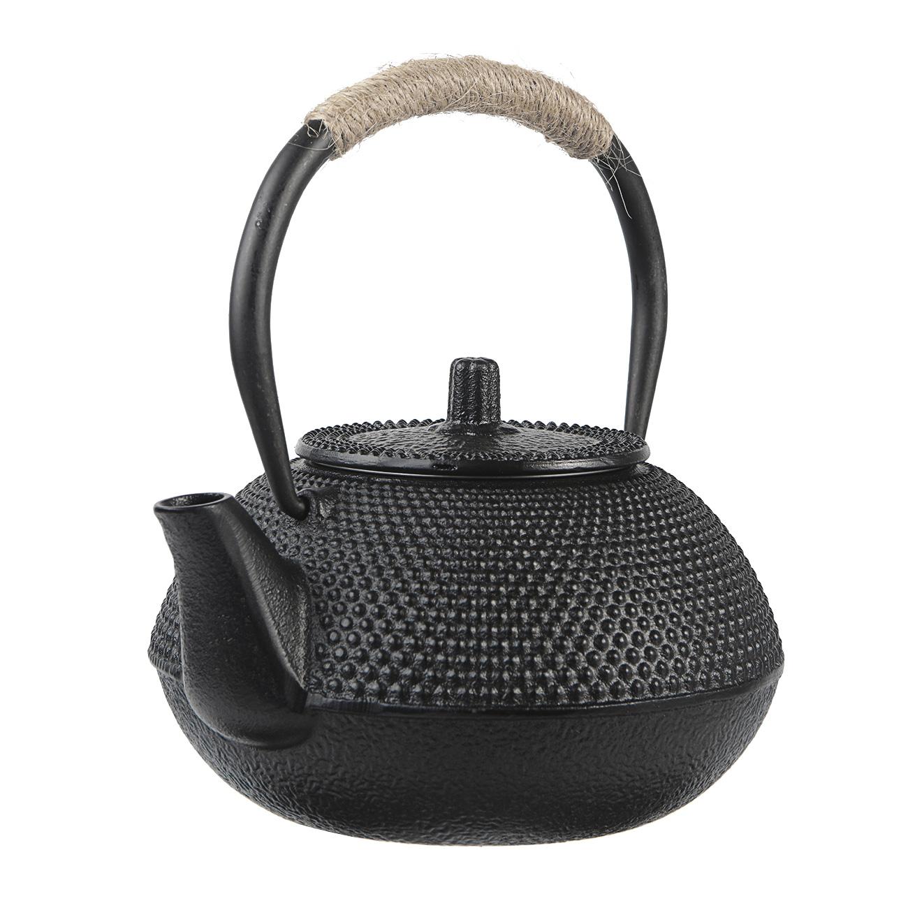 Cast Iron Teapot - 300/650 ミリリットル手作りアンティーク鋳鉄ティーポット和風やかん沸騰水ケトル家の装飾飾り
