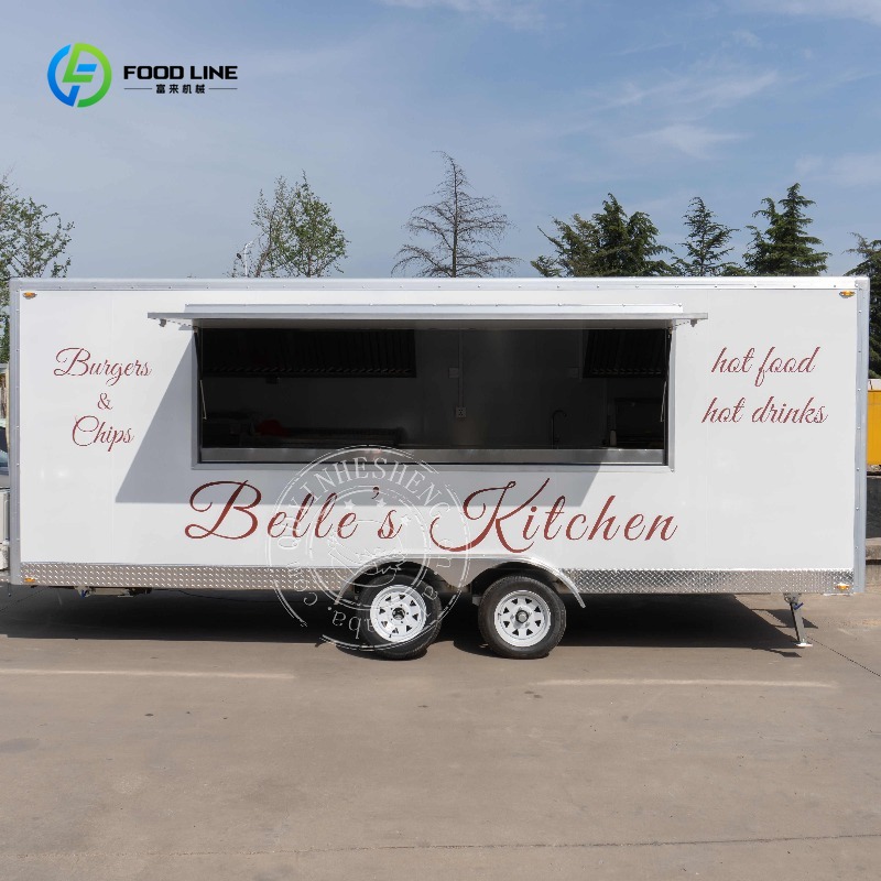 Coffee Tea Van - アメリカ向けフルキッチン付きハンバーガーカート、コンセッション トレーラー、商業用コーヒー、フードバン、紅茶、アイスクリーム、モバイル小型フードトラック