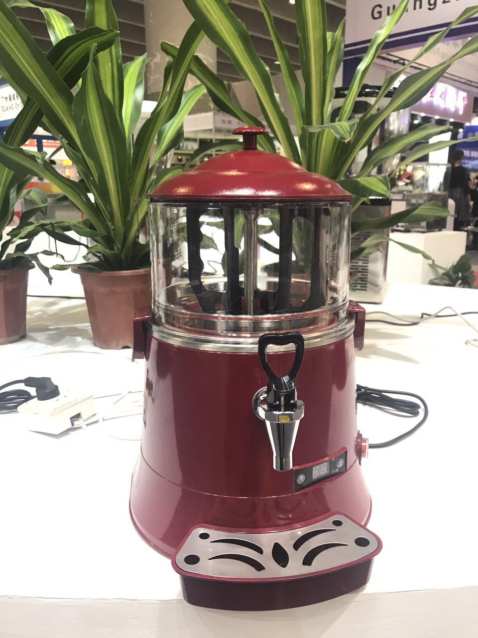 Coffee Tea Van - 商業 5L ドリンクホットチョコレートディスペンサーホットチョコレートマシンミルクティー大豆コーヒーワインディスペンサー調理器具