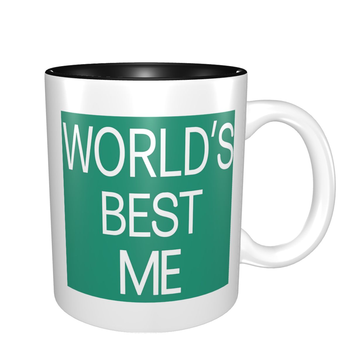 Coffee Tea With Me - 世界最高の私マグカップ 面白いセラミックコーヒーカップ ティーカップ ミルクカップ ドリンクウェア 女性男性へのギフト