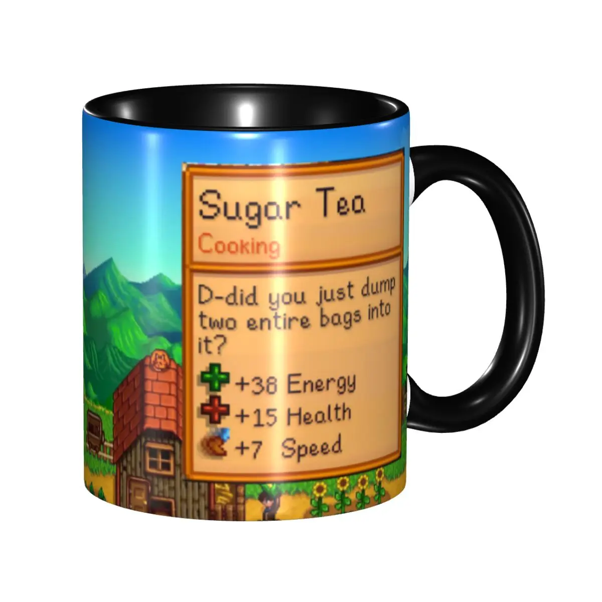 Valley Tea And Coffee - DIY シュガーティー スターデューバレー ビデオゲーマー向け セラミックマグカップ 名入れコーヒーカップ