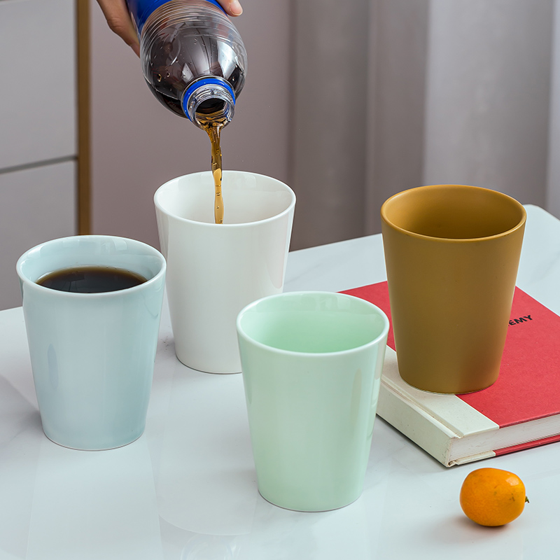 Juice Tea Coffee - 大型セラミックビールマグカップ、業務用キャセロール皿、家庭用大容量水・コーラ・紅茶・ジュース用カップ
