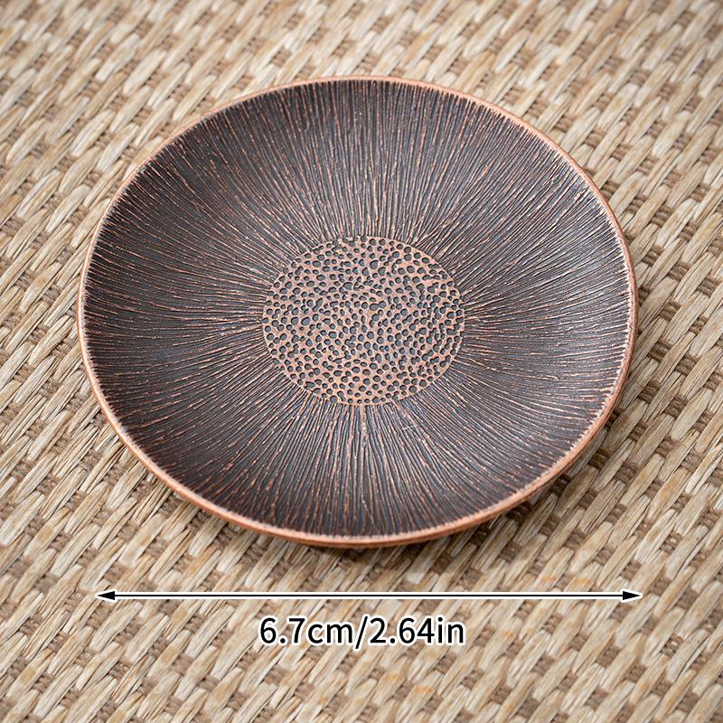 Coffee Tea Holders - 合金製コースター 断熱コースター ティーセット カップホルダー コーヒーカップマット 禅茶道