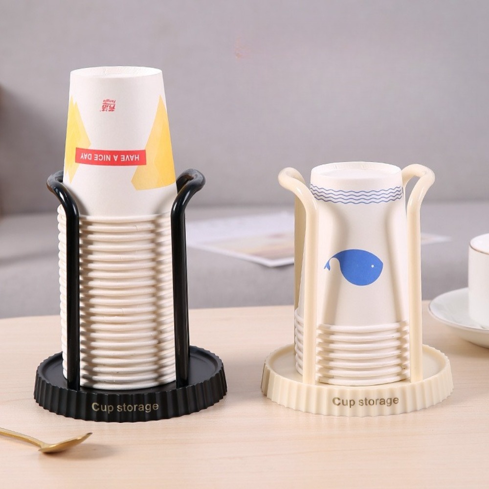 使い捨てカップホルダーデスクトップ紙コップオーガナイザークリ - Coffee Tea Holders のレビューと価格