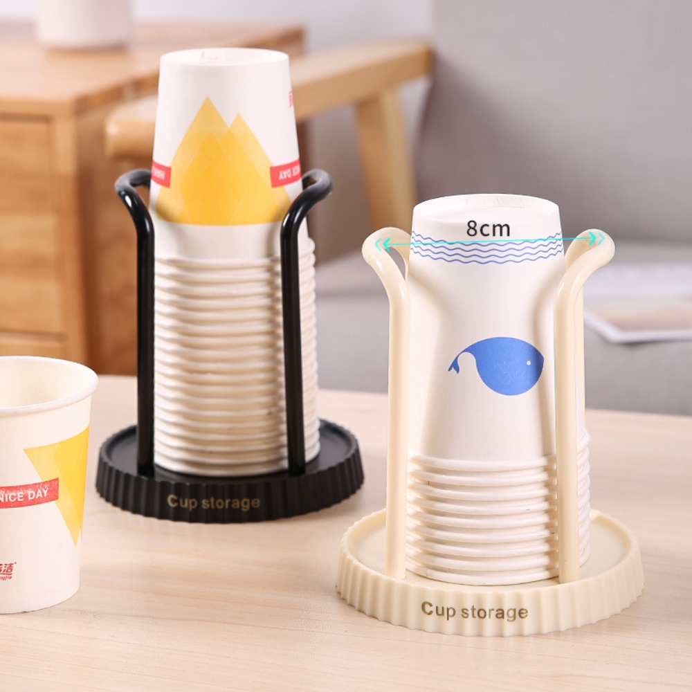 使い捨てカップホルダーデスクトップ紙コップオーガナイザークリ - Coffee Tea Holders のレビューと価格