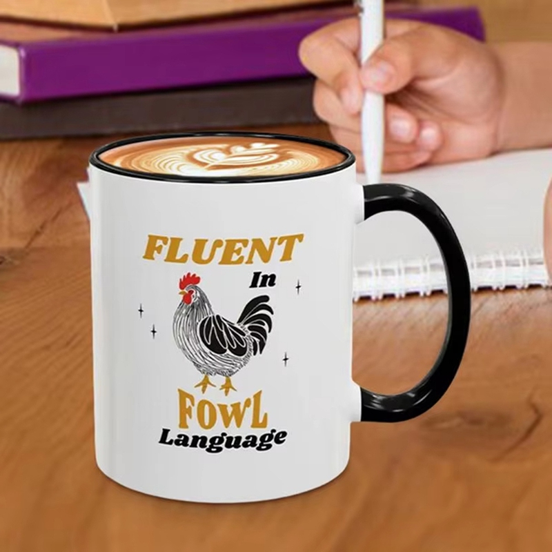 セラミックコーヒーマグカップ 鶏柄マグカップ 11オンス モ - Coffee Tea And Cocoa のレビューと価格