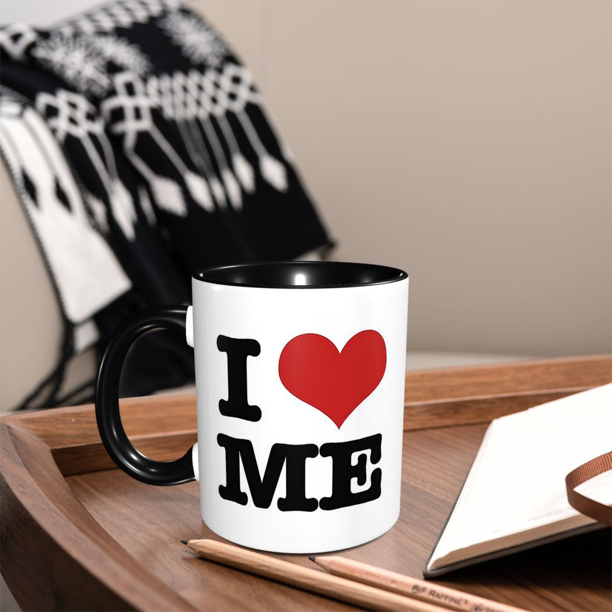I Love Me マグカップ 面白いセラミックコーヒーカッ - Coffee Tea With Me のレビューと価格