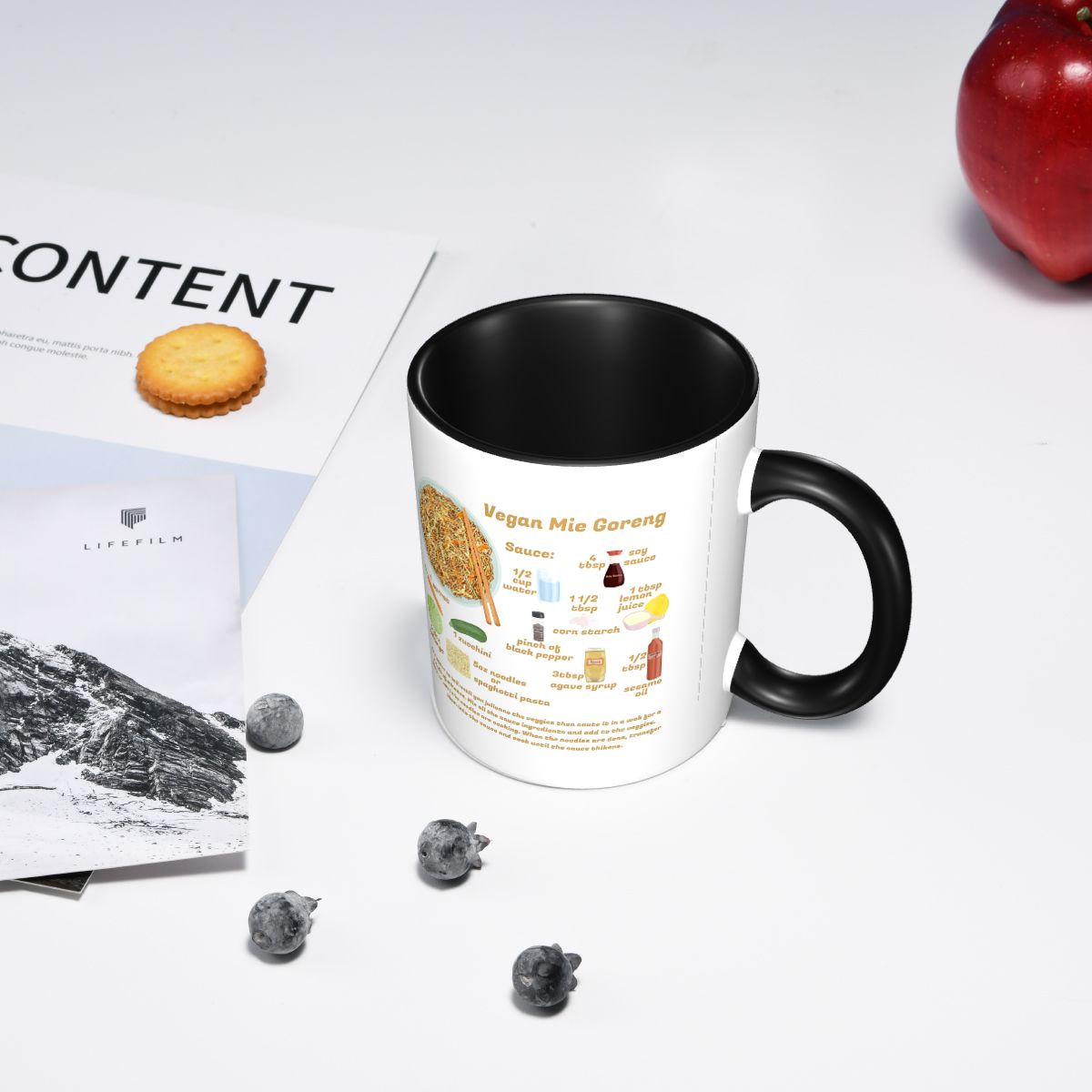 ミエゴレンインドミーインドネシアレシピビーガンマグ面白いセラ - Coffee Milk Tea Recipe のレビューと価格