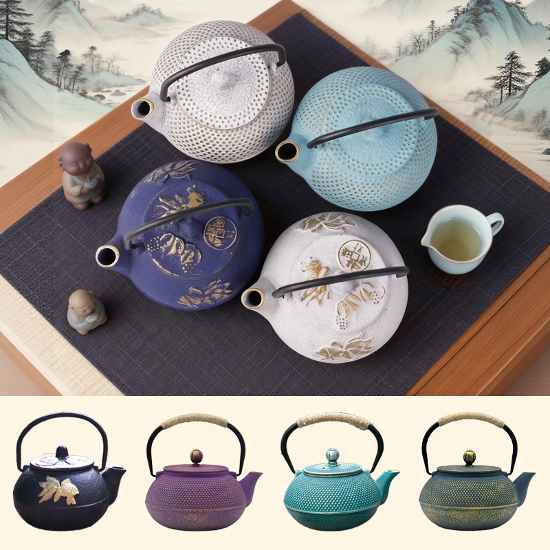 ヴィンテージ鋳鉄ティーポットキッチン茶器日本茶ケトル沸騰水用 - Cast Iron Teapot のレビューと価格