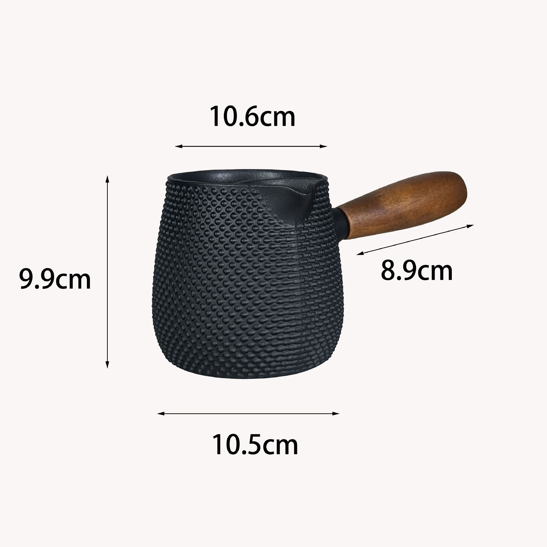 550ml 日本製鋳鉄製ティーポット サイドハンドル付き 家 - Cast Iron Teapot のレビューと価格