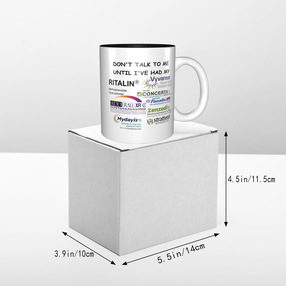 Dont Talk To Me マグカップ 面白いセラミック - Coffee Tea With Me のレビューと価格