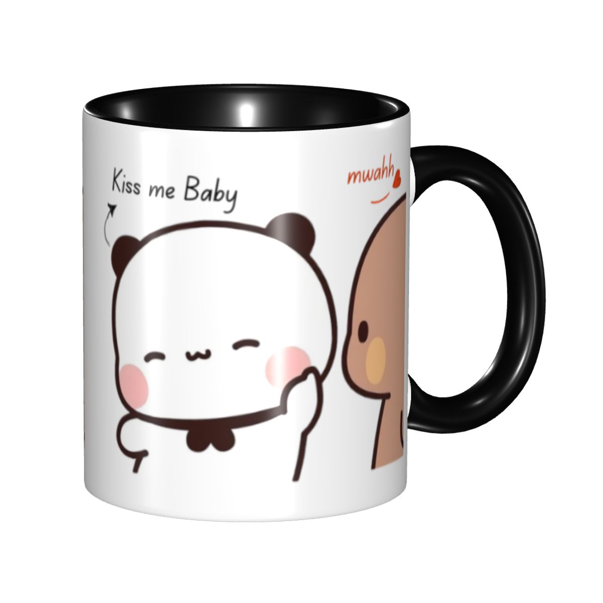パーソナライズされた「キスミー・ベイビー・ムワ・ブブ・ドゥド - Coffee Tea With Me のレビューと価格