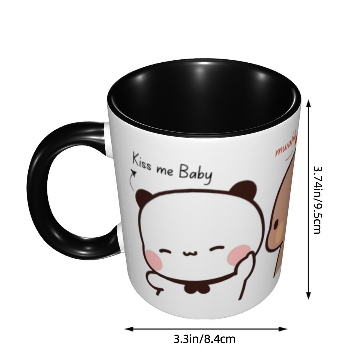 パーソナライズされた「キスミー・ベイビー・ムワ・ブブ・ドゥド - Coffee Tea With Me のレビューと価格