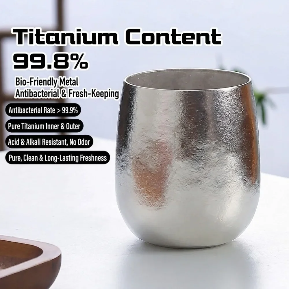 純チタン二重壁コーヒーマグカップ、家庭用、オフィス用、お茶、 - Juice Tea Coffee のレビューと価格
