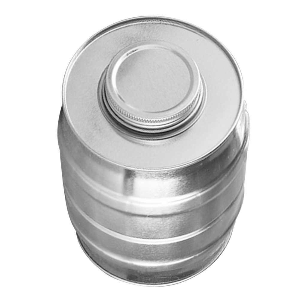 レトロなワイン樽型のブリキ製コーヒー容器、豆、挽いたコーヒー - Coffee Tea Sugar のレビューと価格
