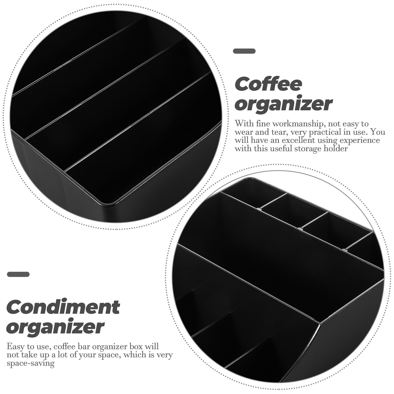 コーヒー整理台 レジン製 コンパクトなカウンタートップバーア - Coffee Tea Sugar のレビューと価格