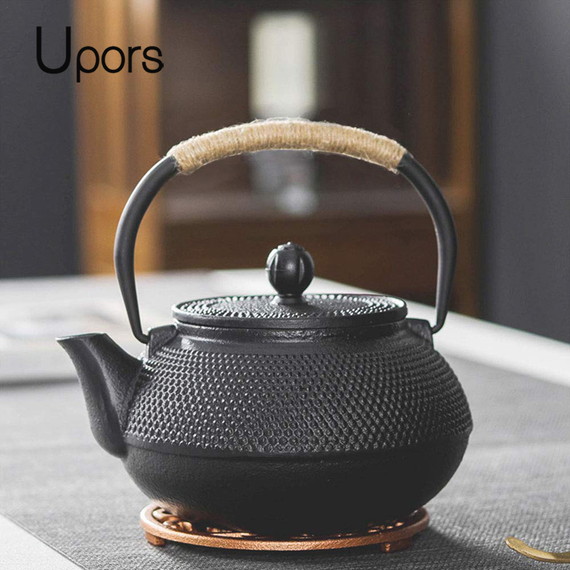 UPORS 日本の鉄ティーポット ステンレス鋼注入器付き 鋳 - Cast Iron Teapot のレビューと価格