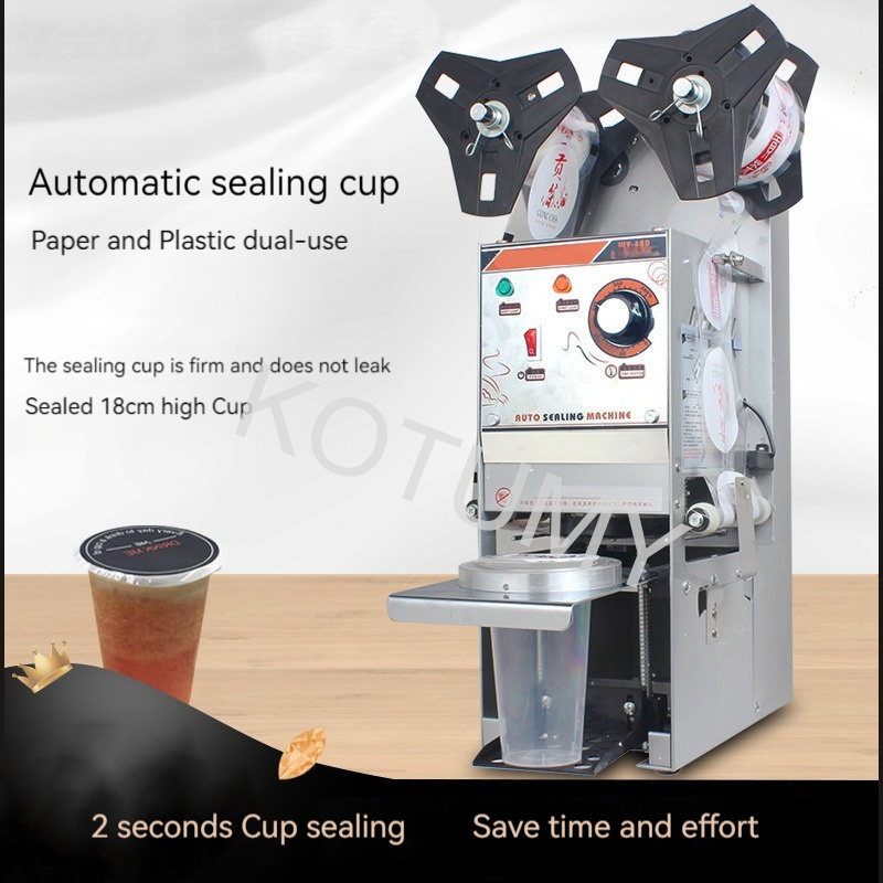 90mm/95mm径半自動バブルティーカップシーラー、業務用 - Coffee Tea And Cocoa のレビューと価格