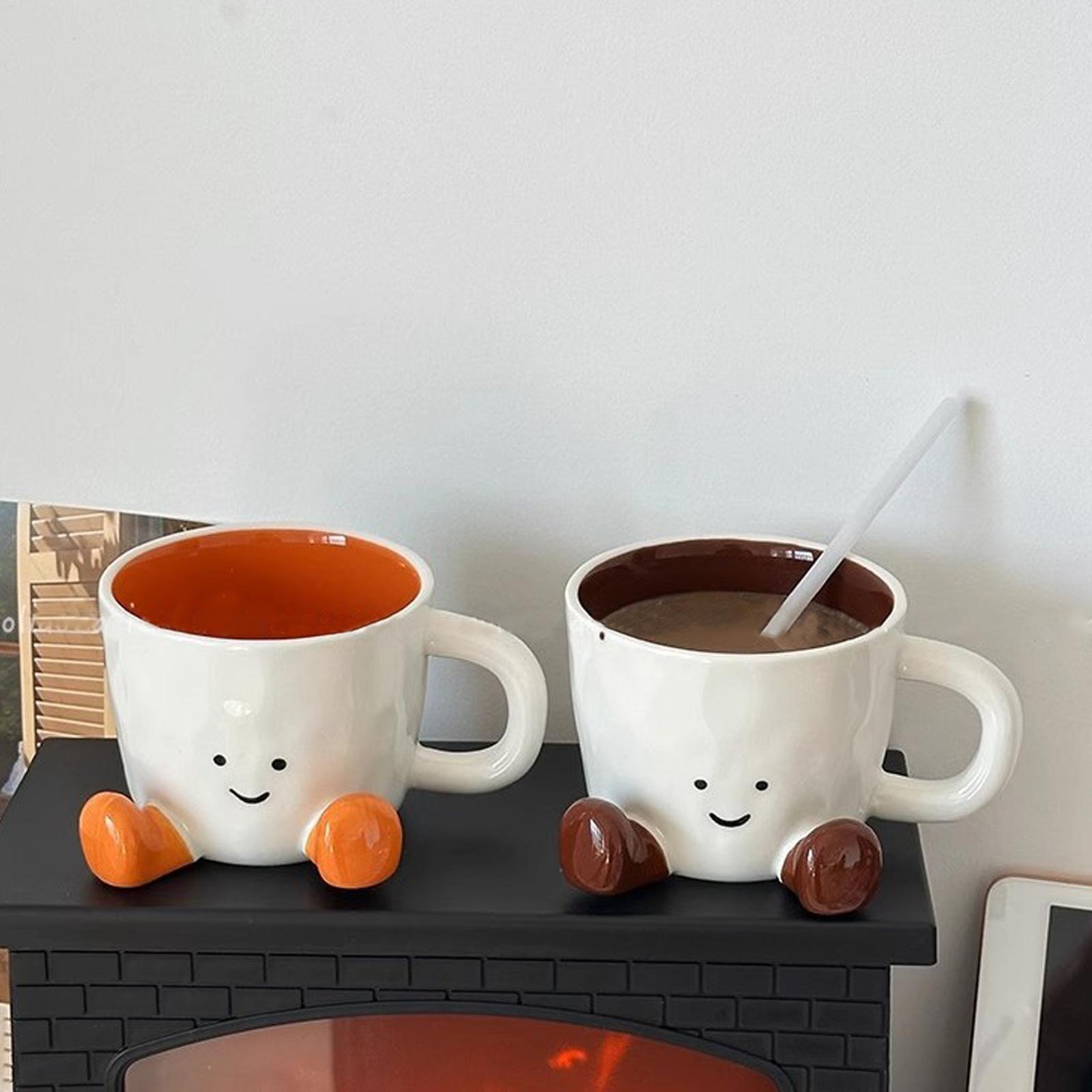 面白いコーヒーマグカップ、愛らしい家庭用キッチン食器、セラミ - Coffee Tea And Cocoa のレビューと価格