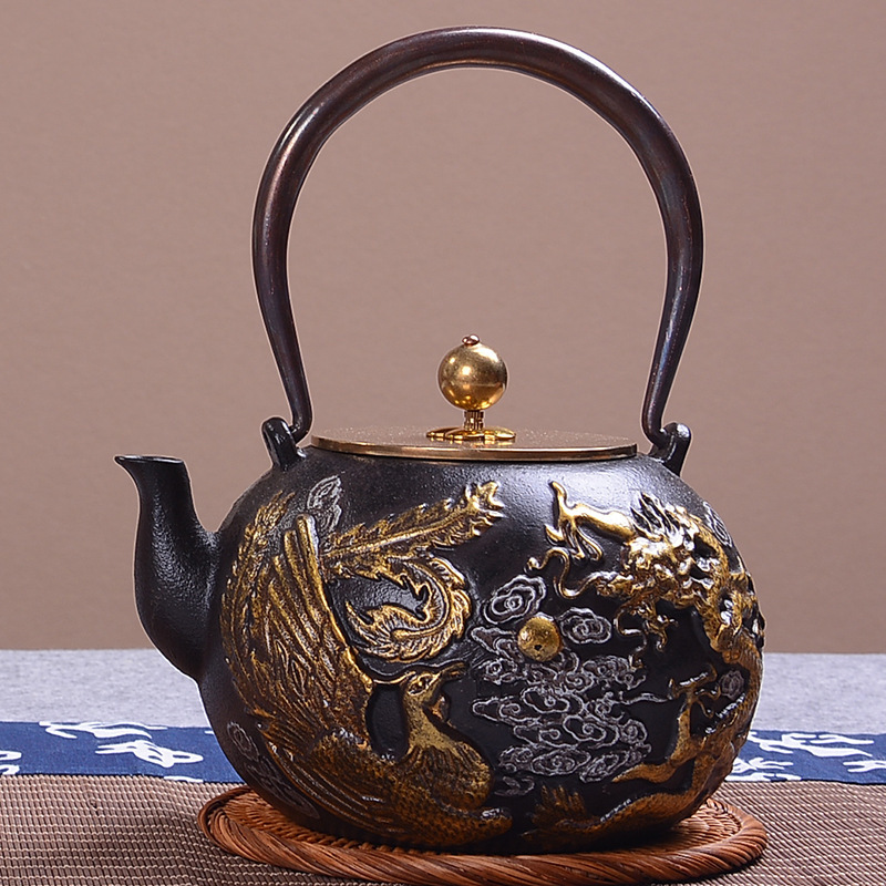 1.4 日本茶ポット 絶妙な梅と竹の塗装シリーズ 鋳鉄ケトル - Cast Iron Teapot のレビューと価格