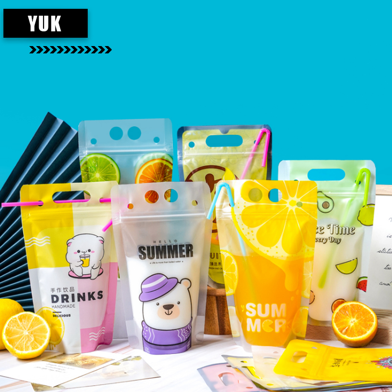ジュース、コーヒー、ミルクティー用の透明飲料包装袋のカスタム - Juice Tea Coffee のレビューと価格