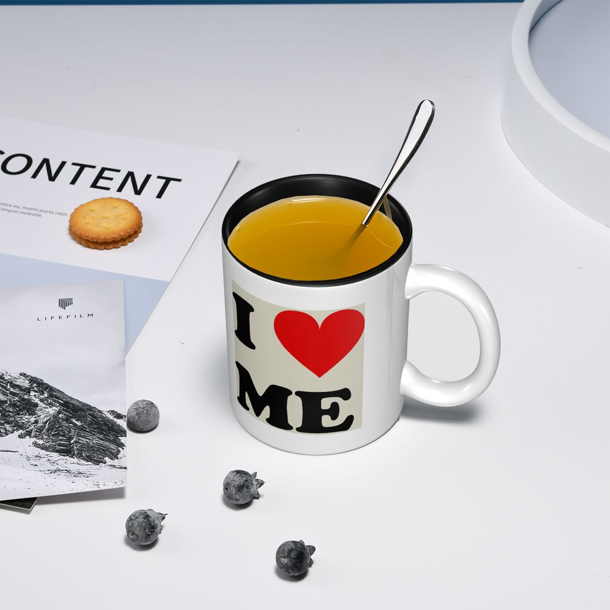I Love Me ハートマグ 面白いセラミックコーヒーカッ - Coffee Tea With Me のレビューと価格