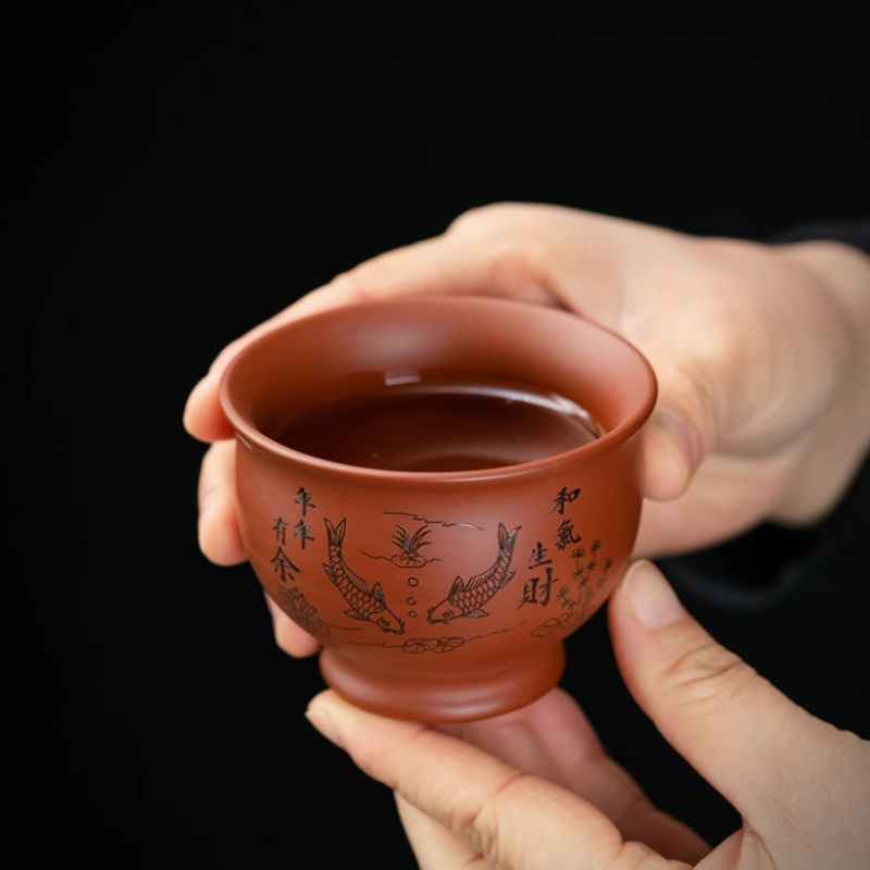 中国宜興紫粘土ティーカップコーヒーカップウーロン茶手作りブテ - Coffee Tea In Chinese のレビューと価格