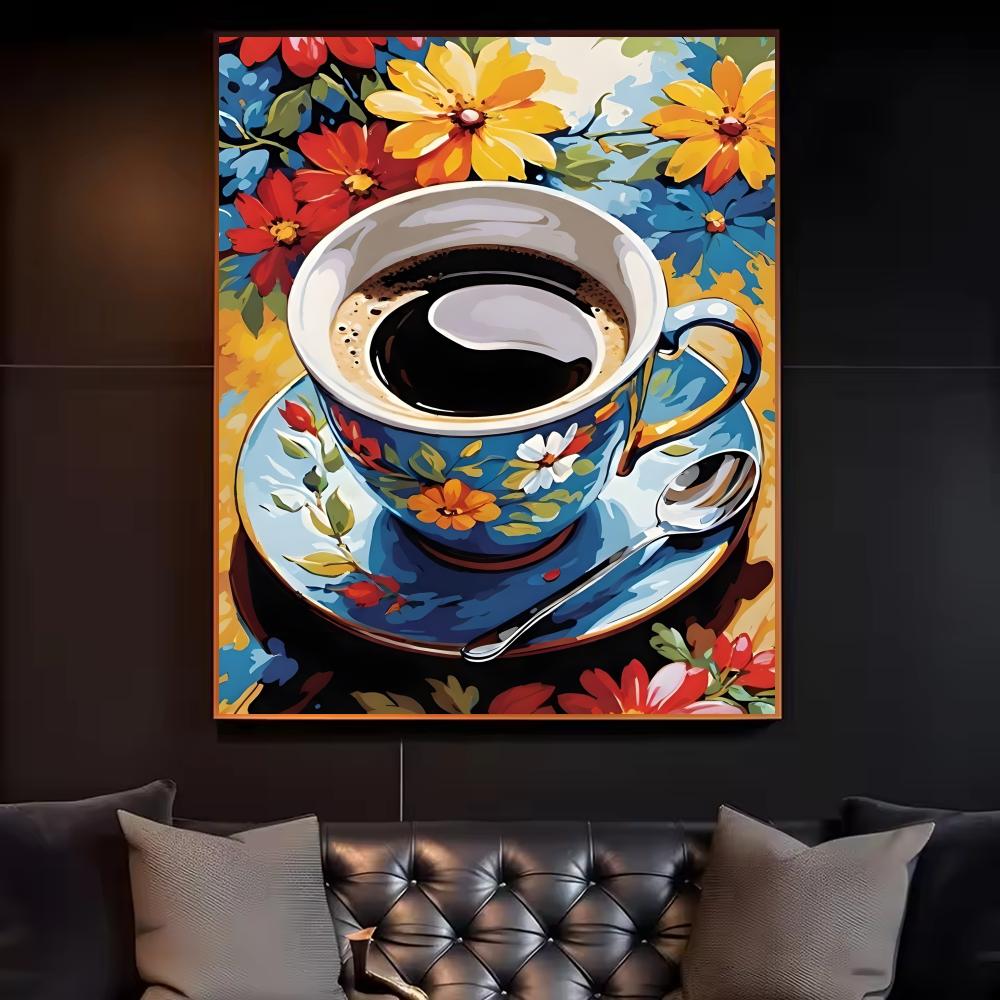 アートアフタヌーンティーコーヒーカップポスター高精細ポスター - Coffee Tea Poster のレビューと価格