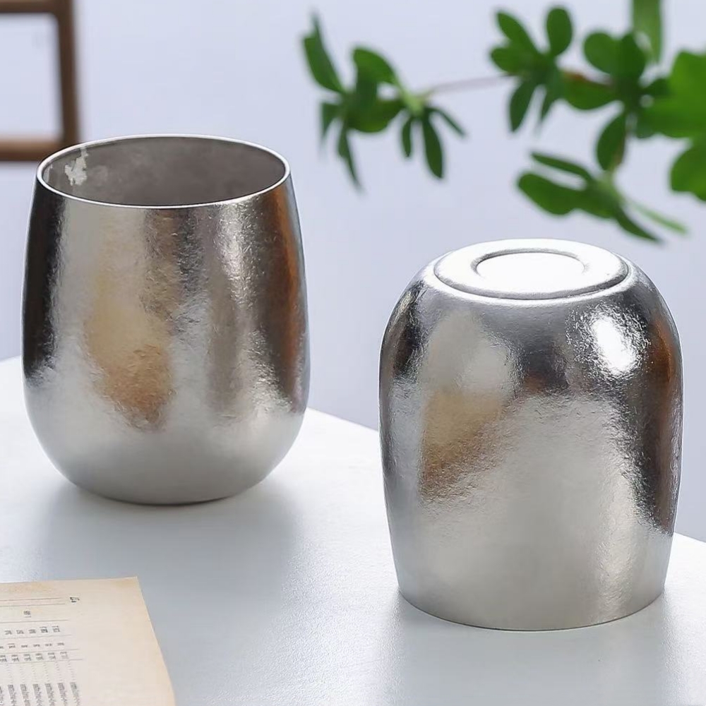 屋外用エッグマグ 純チタン二重壁コーヒーマグ、ウォーターカッ - Juice Tea Coffee のレビューと価格