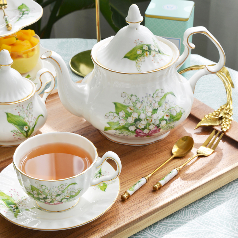 ティーカップ＆ソーサー リリーバレー セット 磁器製 ティー - Valley Tea And Coffee のレビューと価格