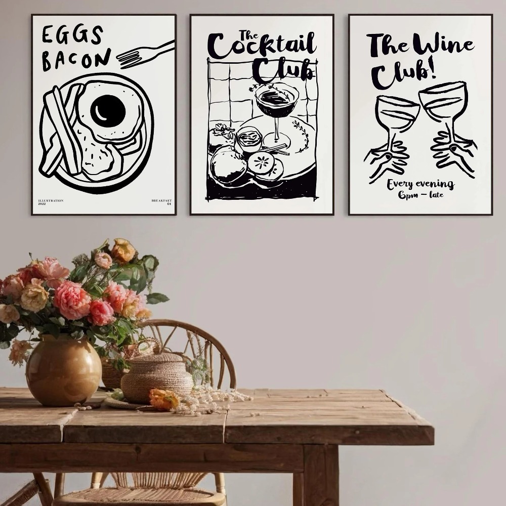 コーヒーショップアフタヌーンティークロワッサンカラフルなコー - Coffee Tea Poster のレビューと価格