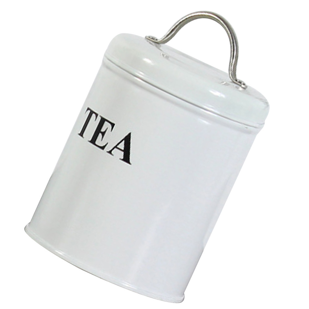 北欧スタイルの茶筒、精密研磨された亜鉛メッキ鉄製、防湿保存容 - Coffee Tea Canister Set のレビューと価格