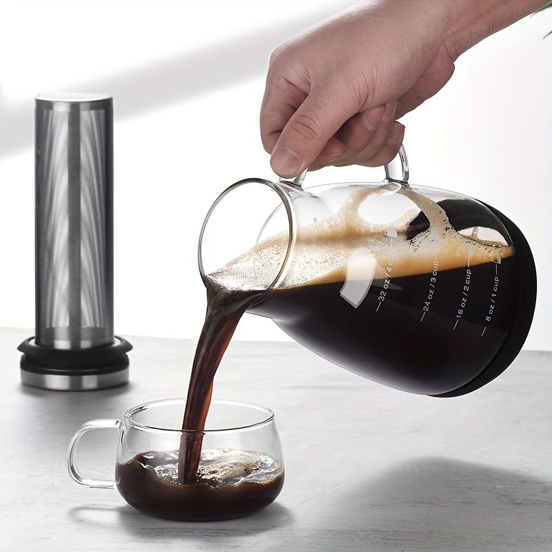 24オンス クラシックガラス製コールドブリューコーヒーピッチ - Juice Tea Coffee のレビューと価格