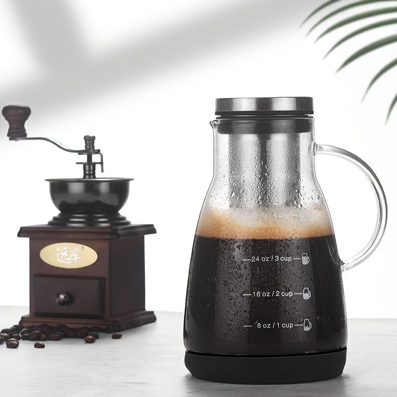 24オンス クラシックガラス製コールドブリューコーヒーピッチ - Juice Tea Coffee のレビューと価格