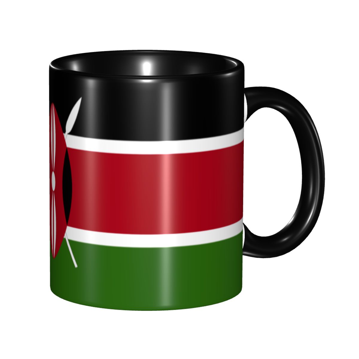 ケニア国旗コーヒーマグ DIY カスタマイズされたセラミック - Coffee Tea Kenya のレビューと価格