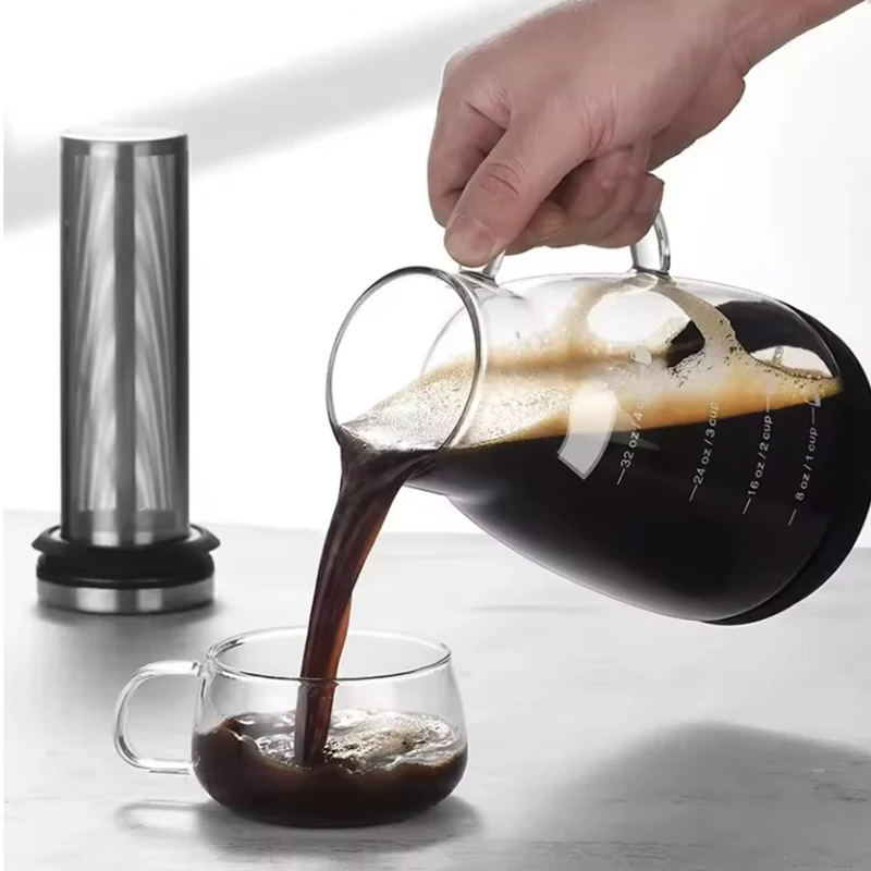 960ml エスプレッソアイスドリップメーカー ガラスポット - Juice Tea Coffee のレビューと価格