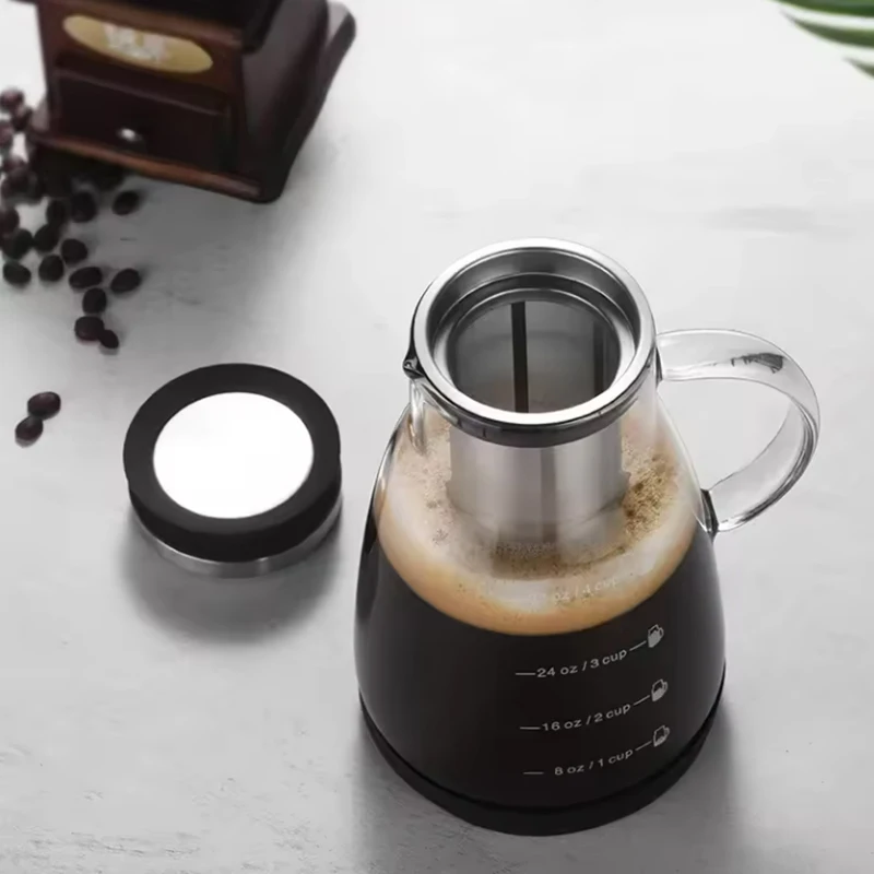 960ml エスプレッソアイスドリップメーカー ガラスポット - Juice Tea Coffee のレビューと価格