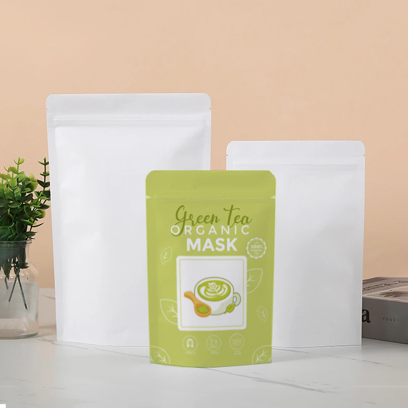 カスタマイズ可能な白クラフト紙ジップロック包装袋 DIY コ - Coffee Tea And Cocoa のレビューと価格